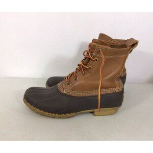 LL Bean Leather Ankle Boots Womens 9
